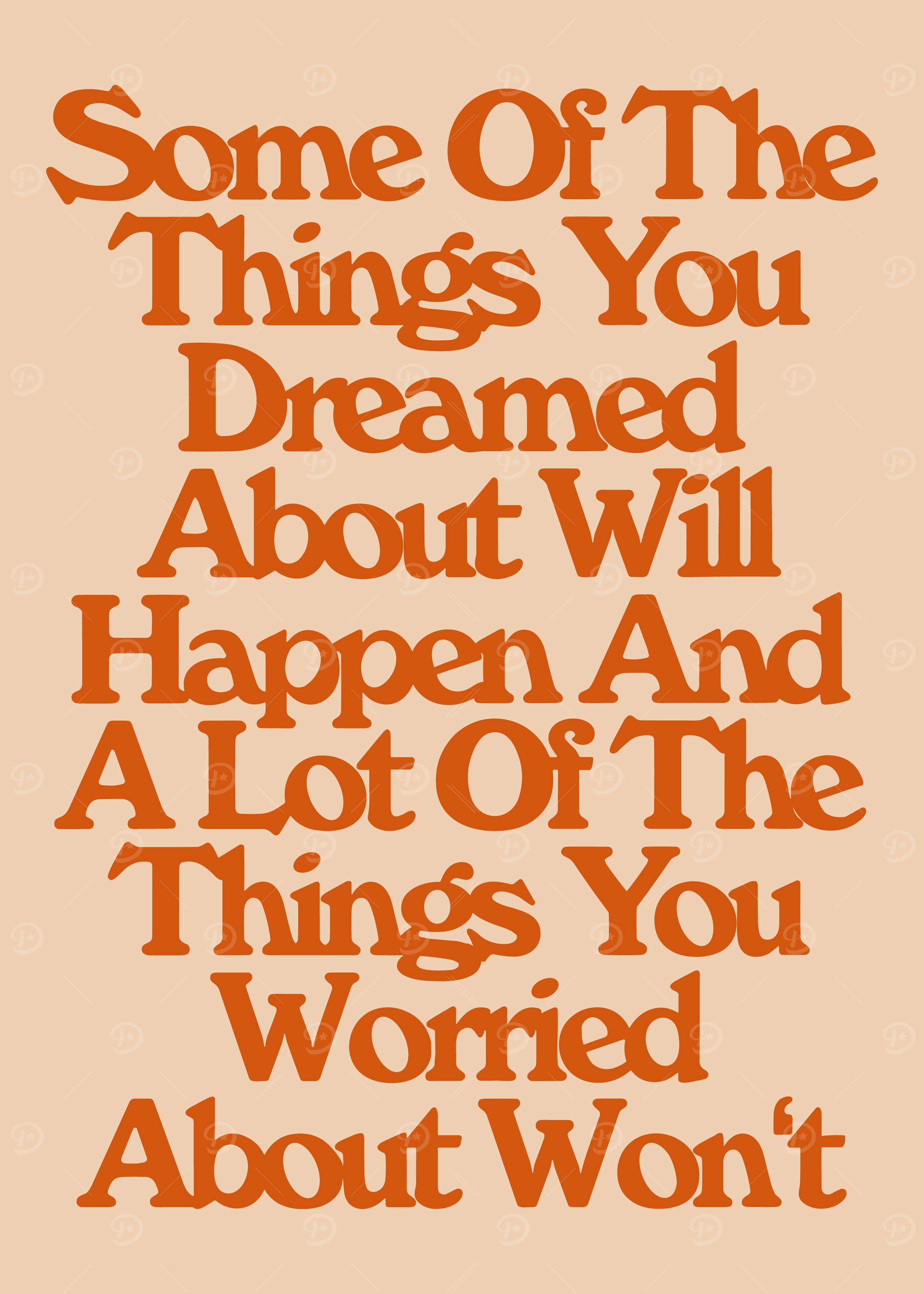 Inspirational Quote Typography Art