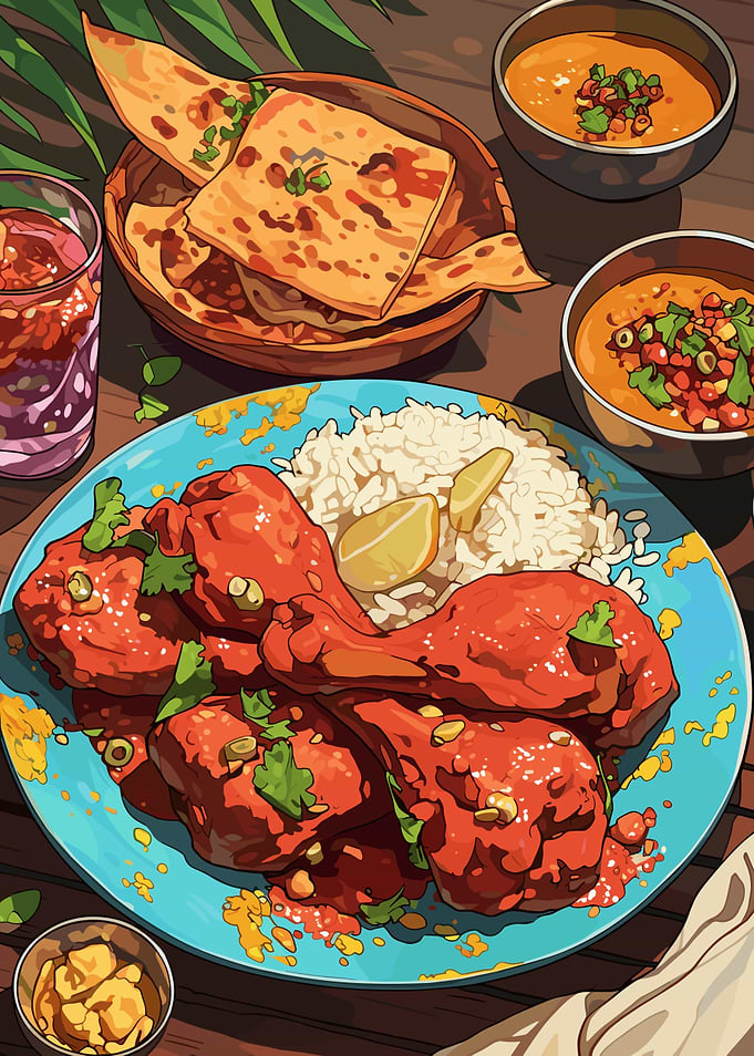 Indian Cuisine Still Life