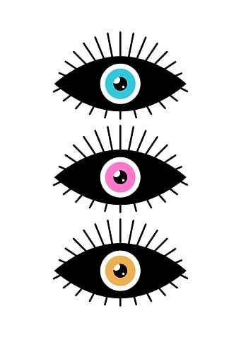 Colorful Eye Pattern