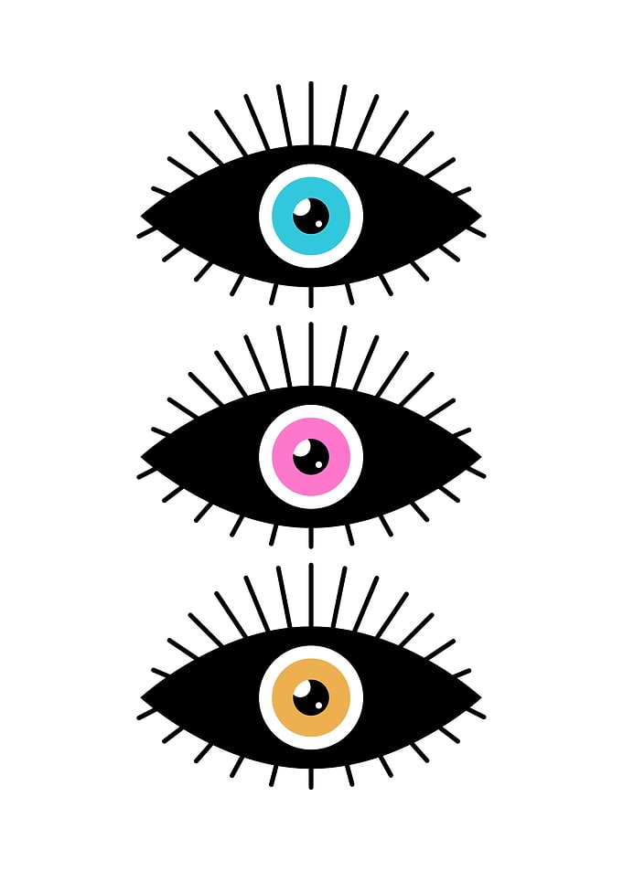 Colorful Eye Pattern