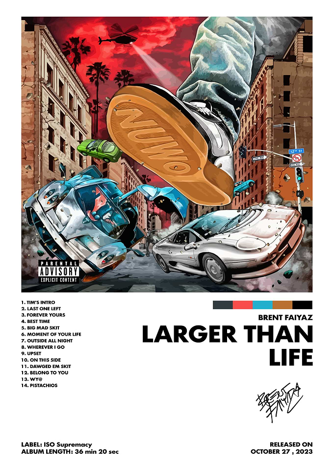 Brent Faiyaz Larger Than Life