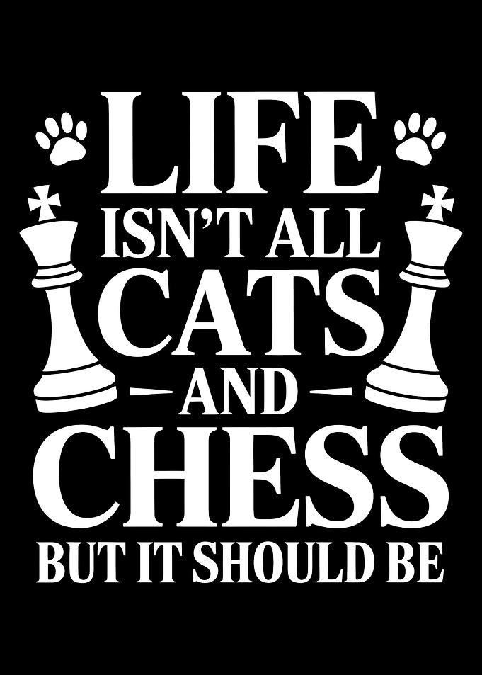 Life, Cats, and Chess Graphic