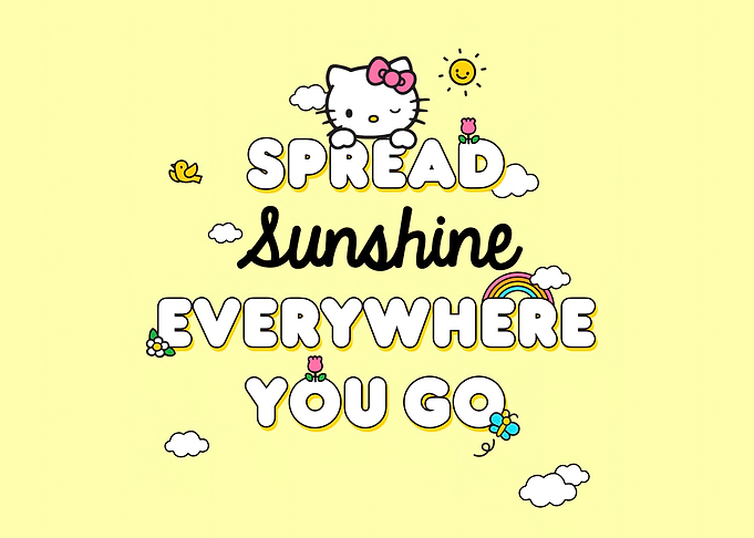 Hello Kitty Spread Sunshine