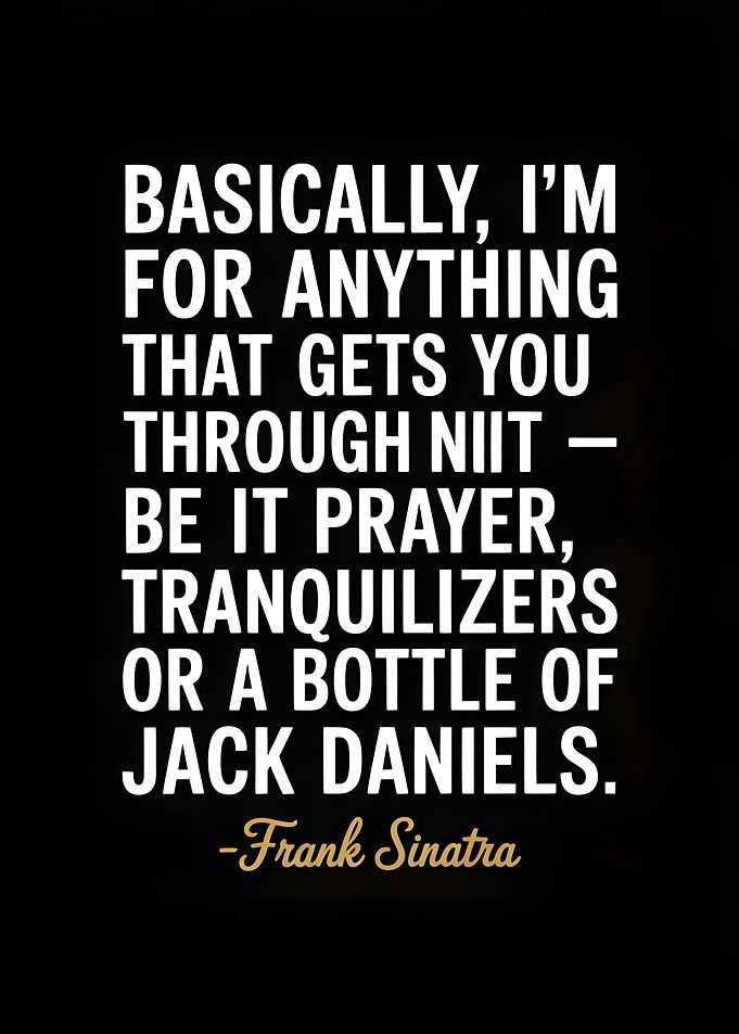Frank Sinatra NIIT Quote