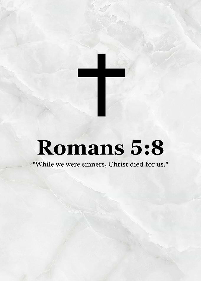 Romans 5:8 Bible Verse Quote