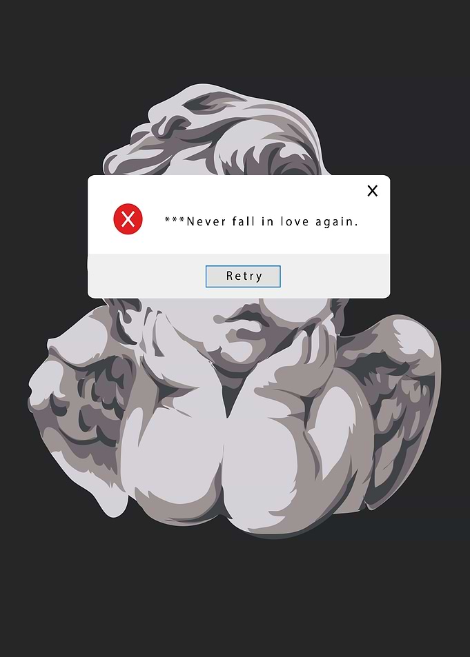 Never fall in love again