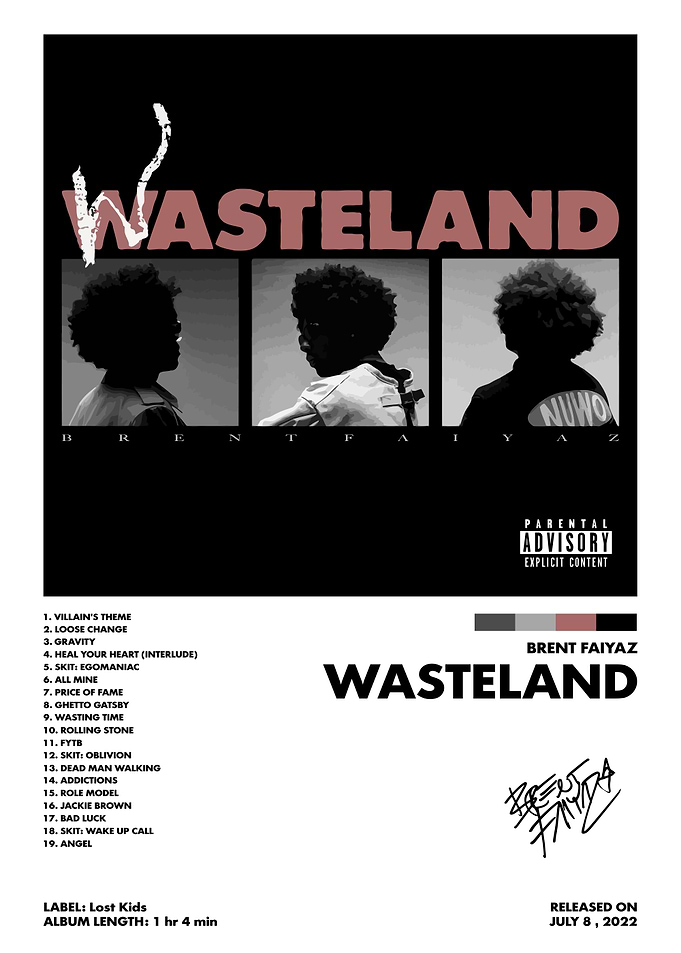 Brent Faiyaz Wasteland