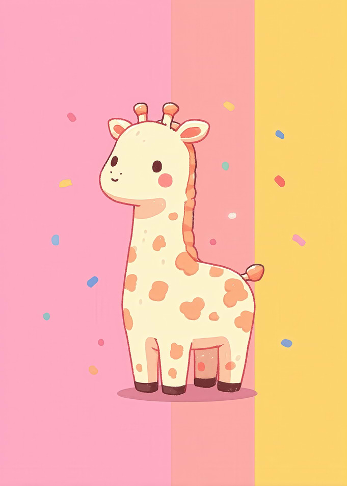 Cute Kawaii Giraffe
