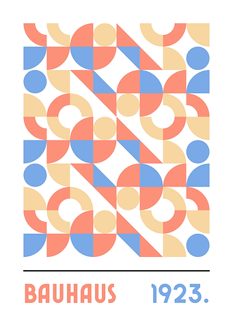 Bauhaus Geometric Pattern 1923