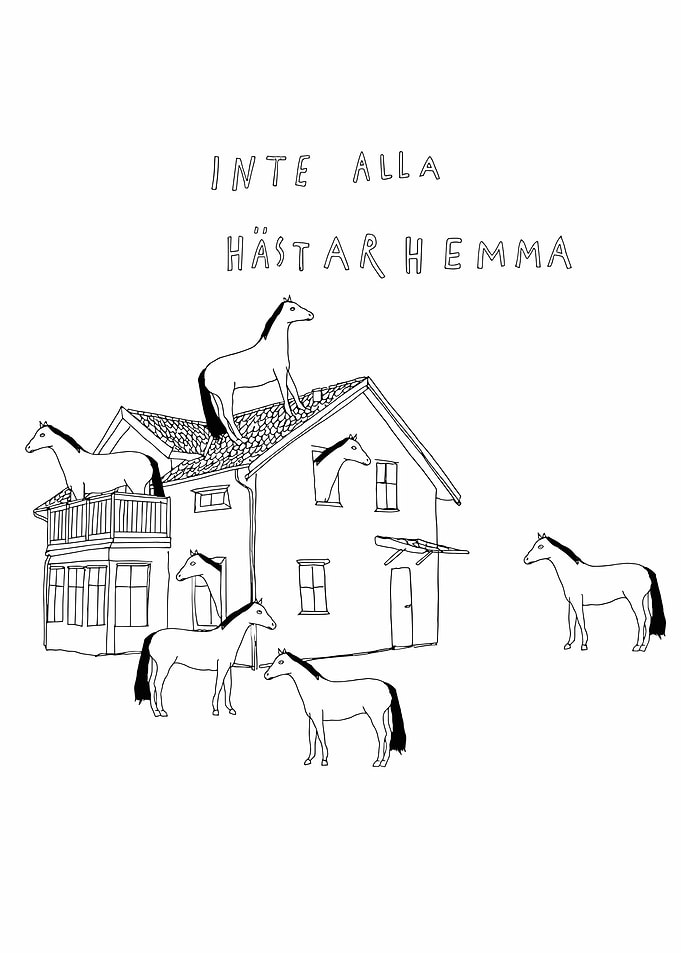 Horses on a House