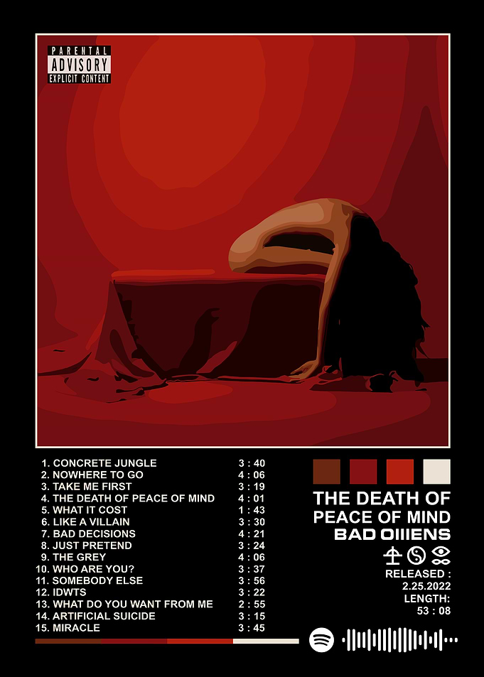 Bad Omens The Death of Peace album cover