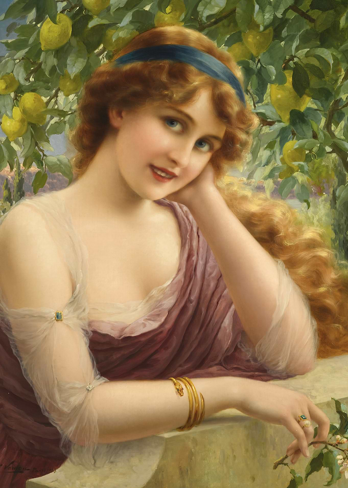 Classical Beauty with Lemon Tree