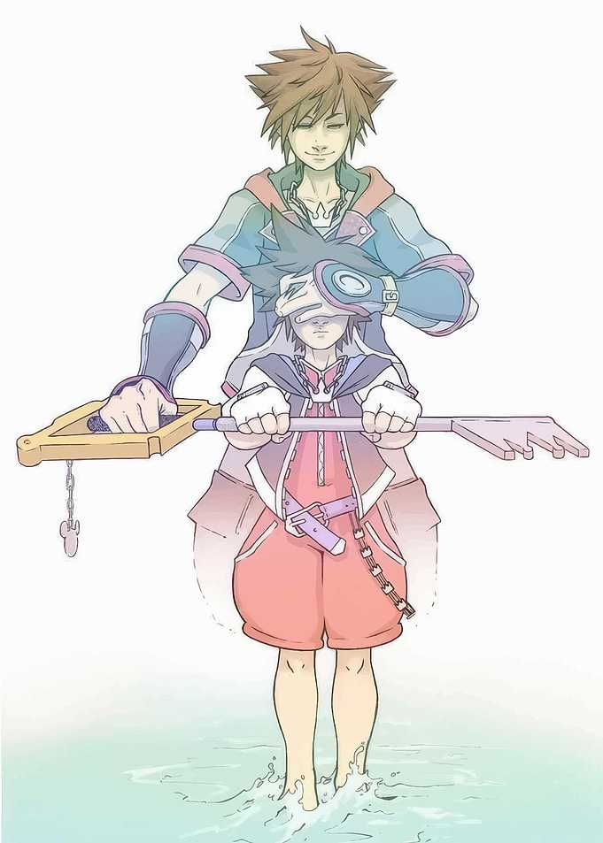 Kingdom Hearts: Sora in Water