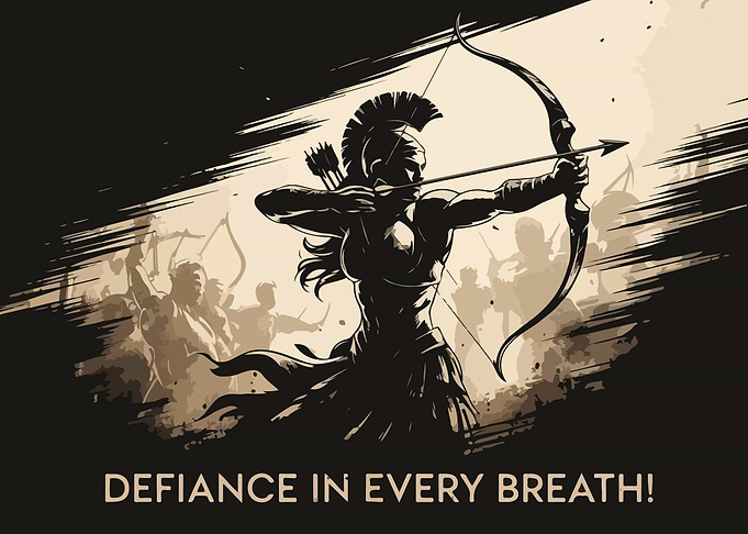 Warrior Archer: Defiance in Every Breath