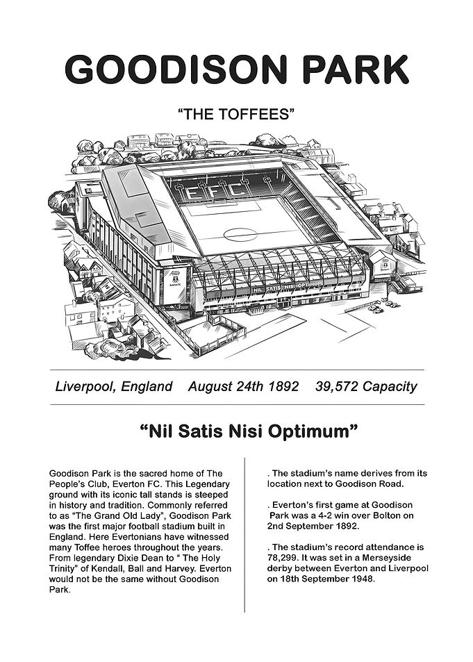 Goodison Park Illustration