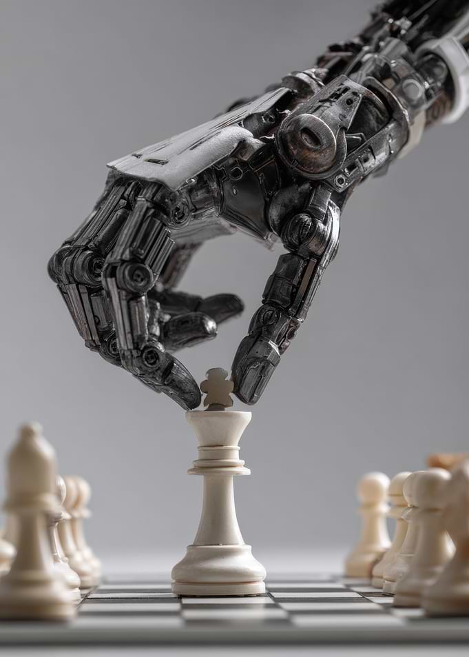 Robot Hand Chess Game