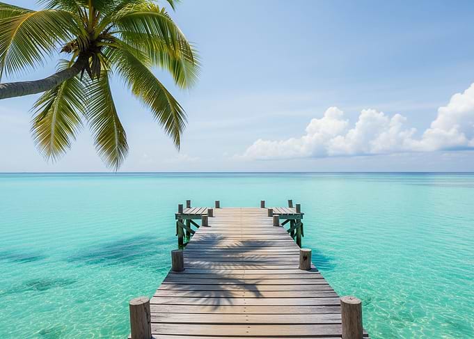 Tropical Pier Paradise