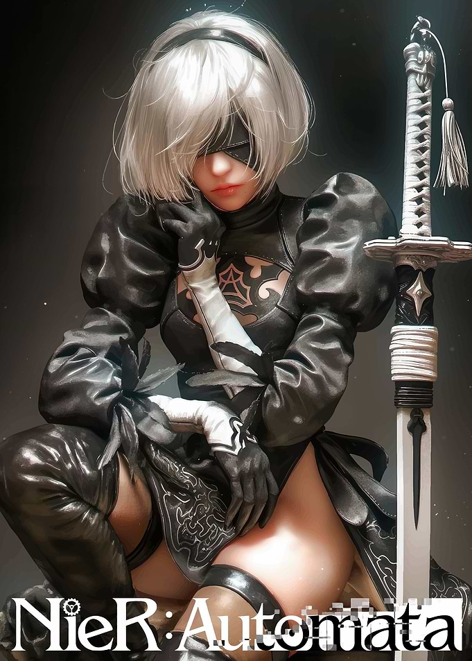 2B NieR: Automata Digital Art