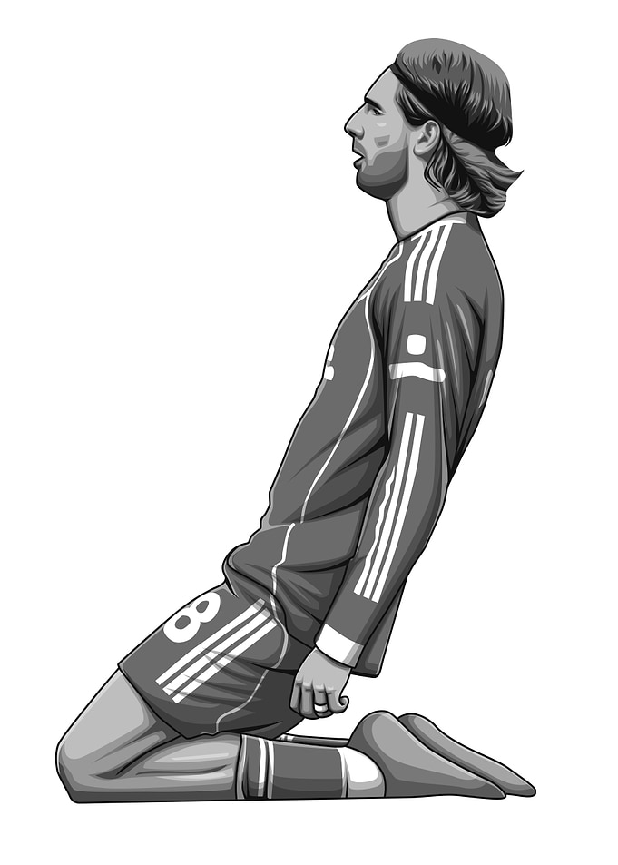 Dominik Szoboszlai Black and White Version