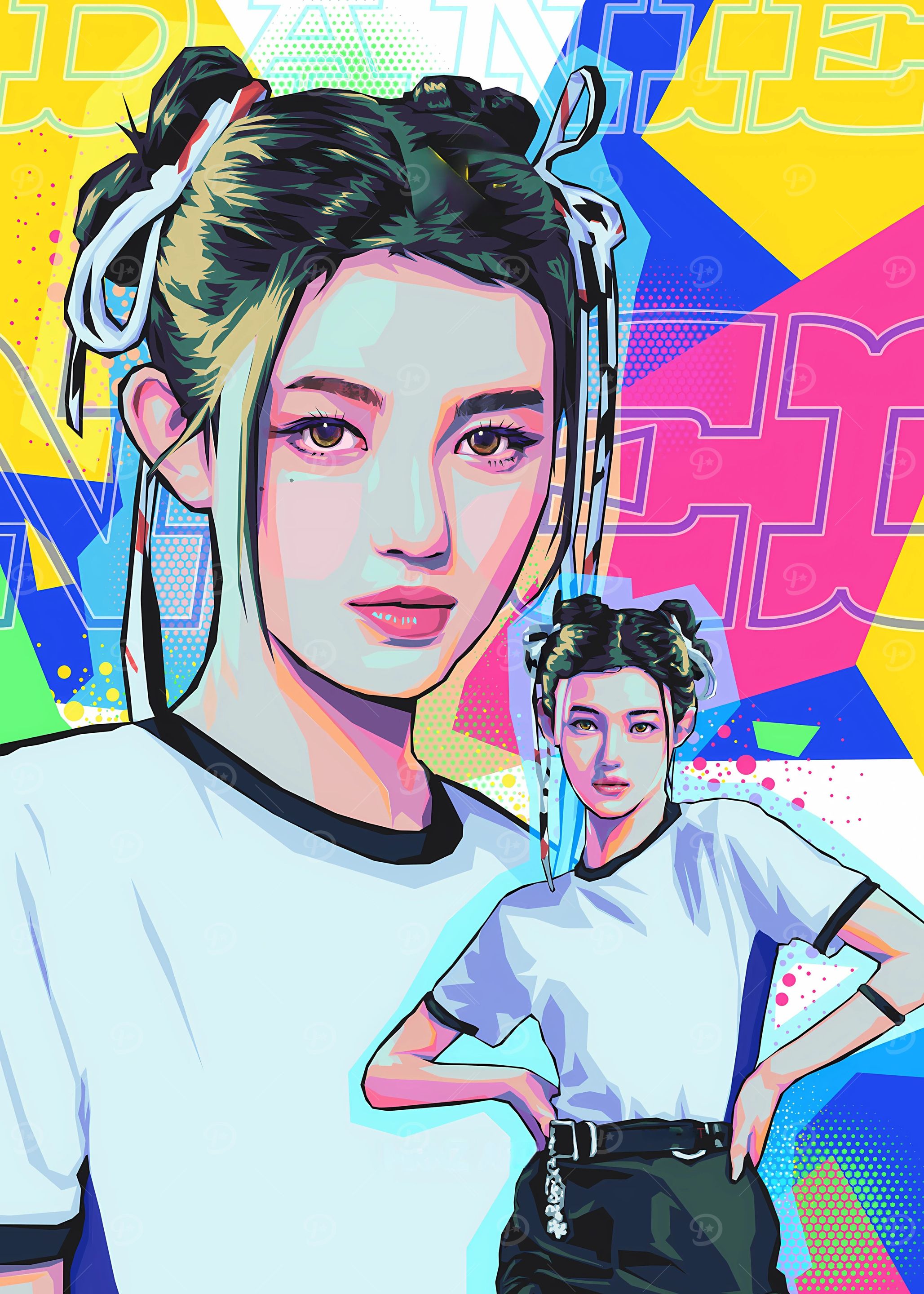 newjeans danielle pop art