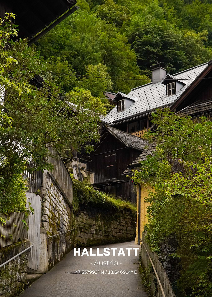 Hallstatt Austria Village Street View