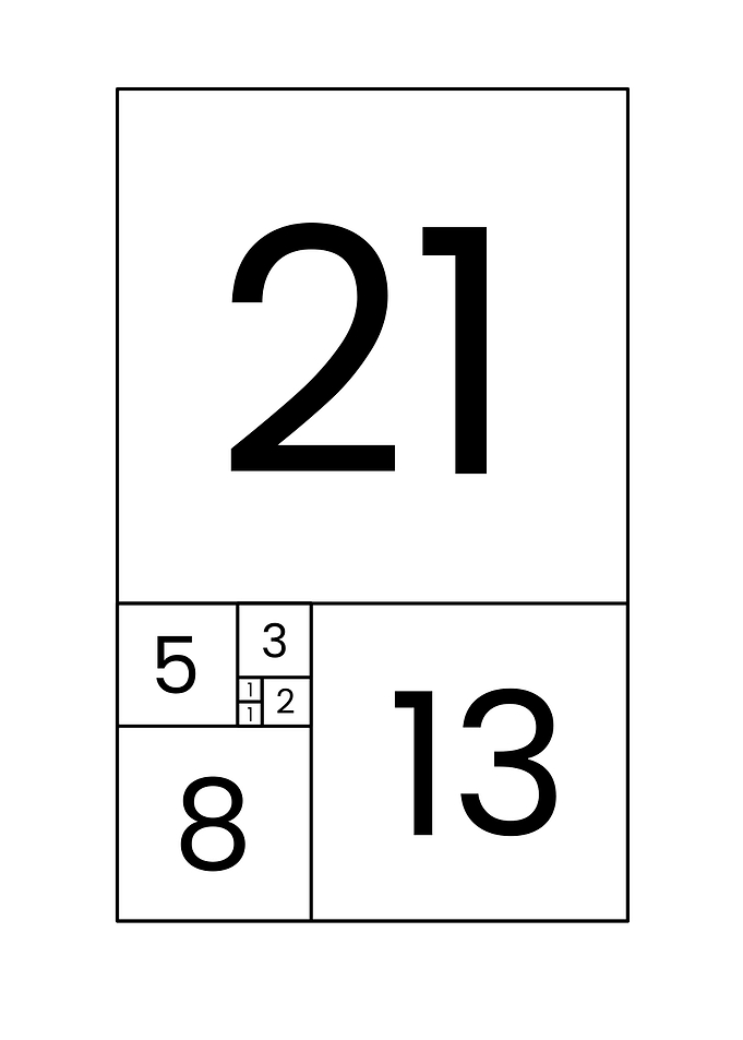 Fibonacci Sequence in Squares