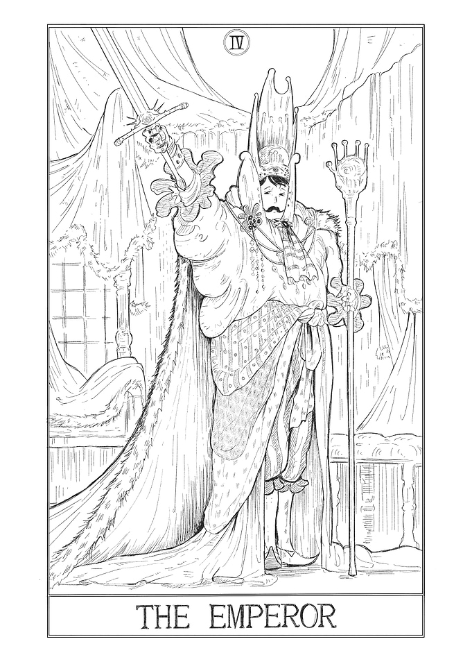04 'The Emperor' - Tarot Card