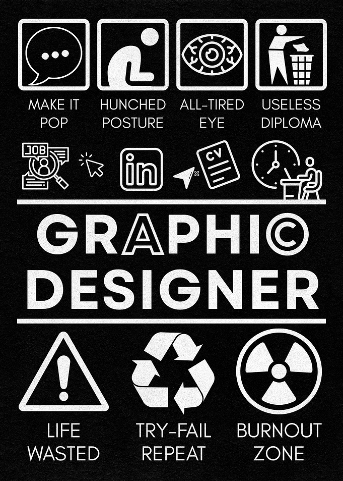 Graphic Designer Life Cycle Humor