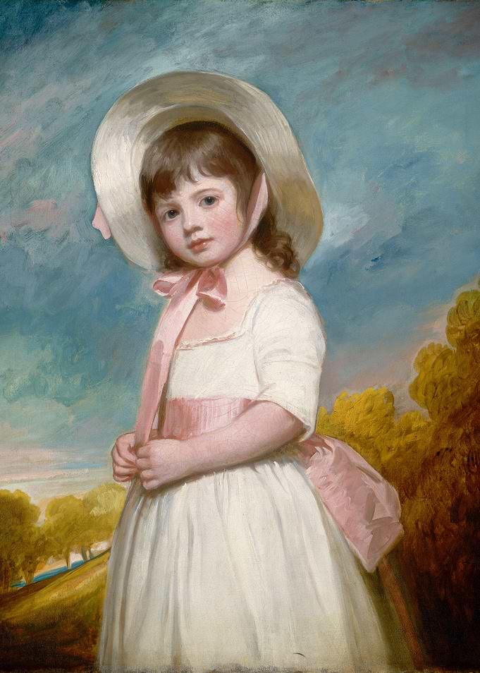 Portrait of a Young Girl Painting