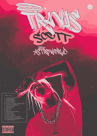 Travis Scott Astroworld Album Cover Art