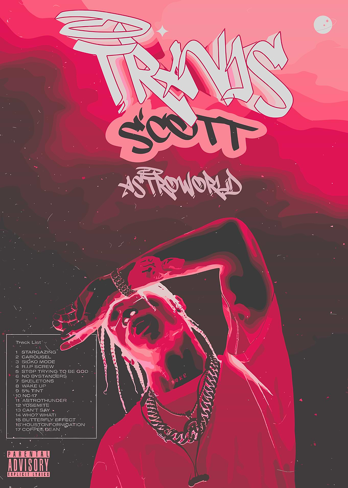 Travis Scott Astroworld Album Cover Art