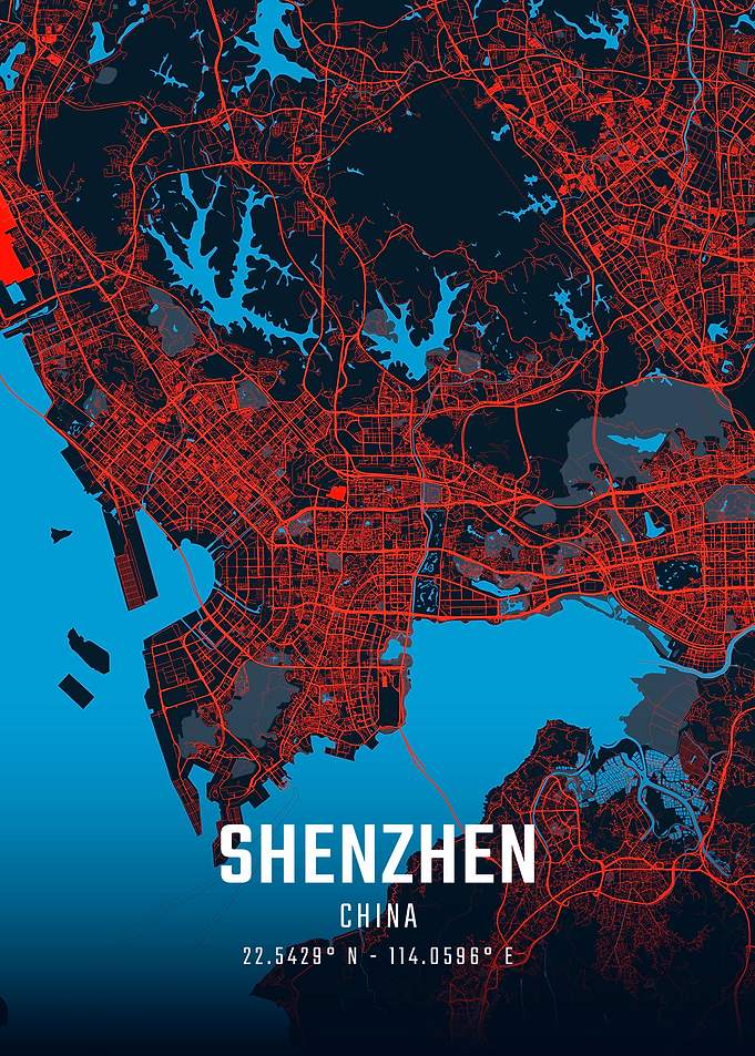 Shenzhen City Map