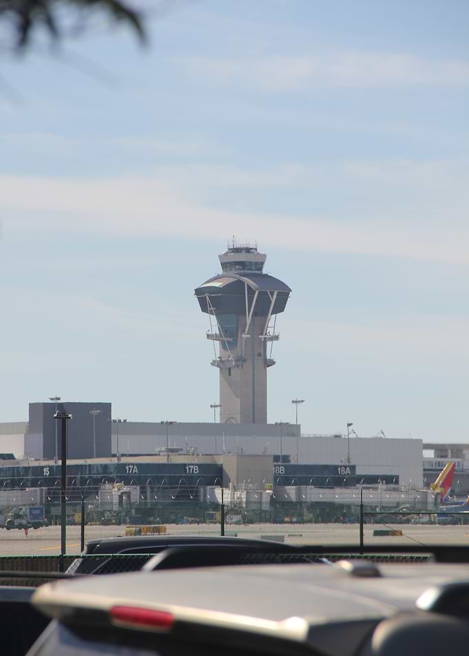 LAX Control Tower on a Sunny Day