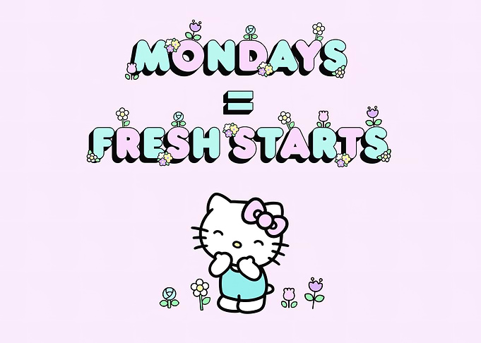 Hello Kitty Mondays Fresh Starts