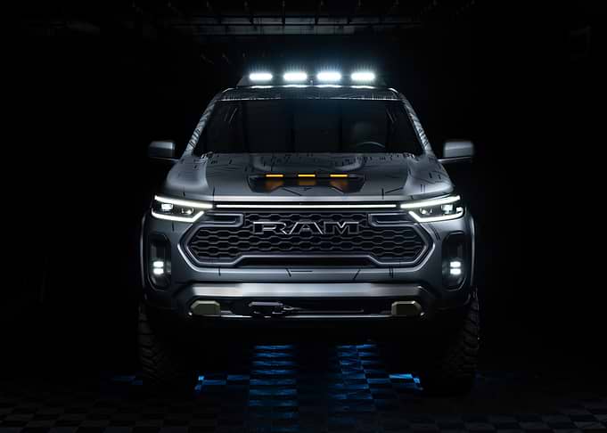 Futuristic RAM Truck Front View