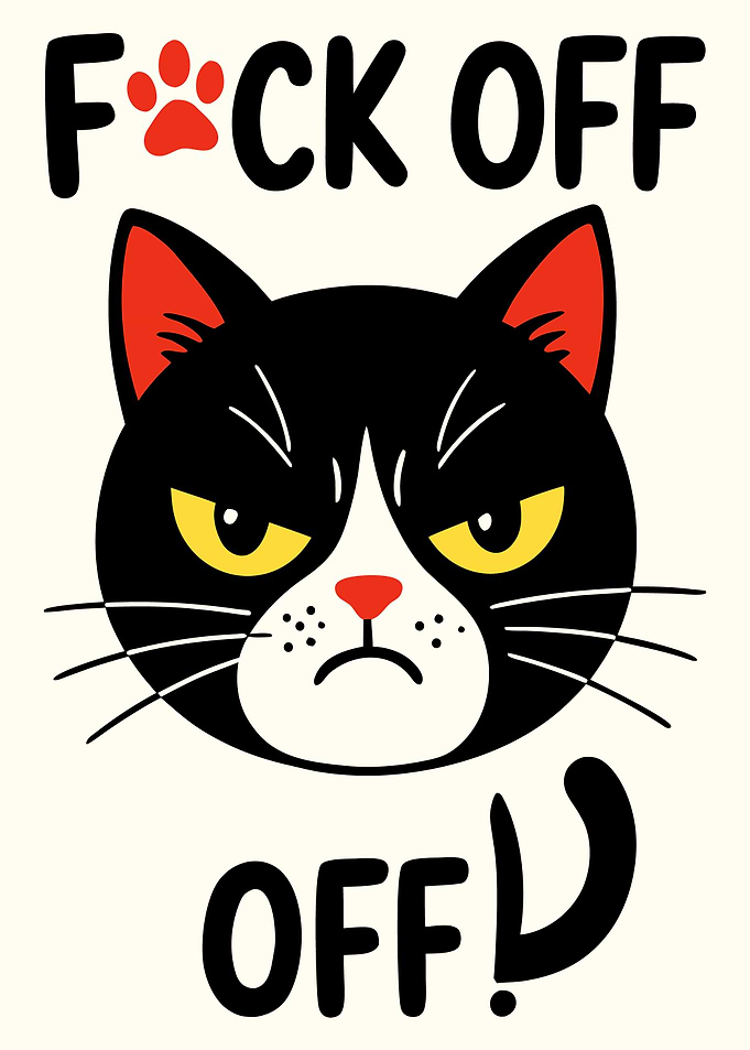 Grumpy Cat 'F*ck Off'