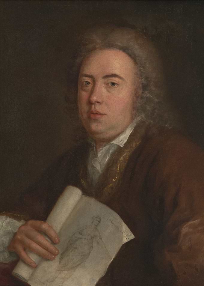 Portrait of a Man with Sketch