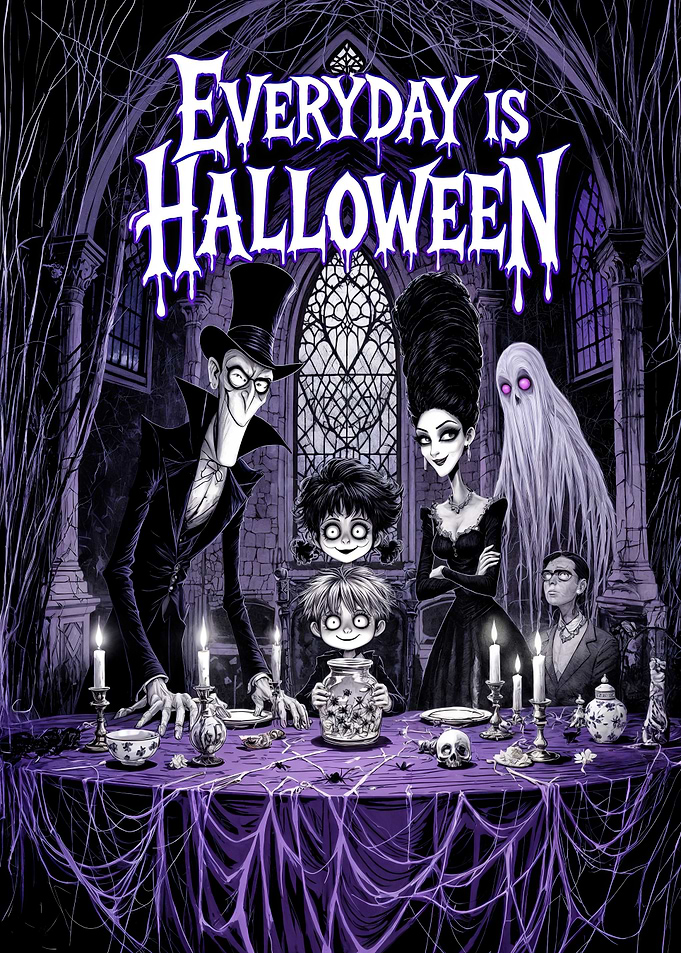 Everyday is Halloween Family Portrait