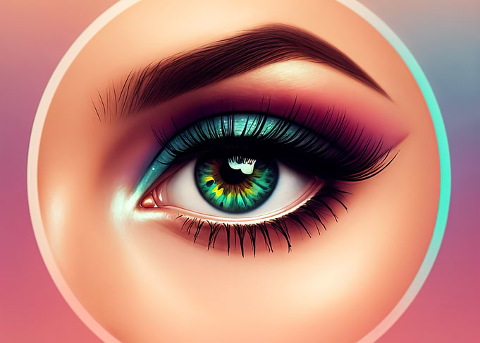 Close-up of a Vibrant Eye