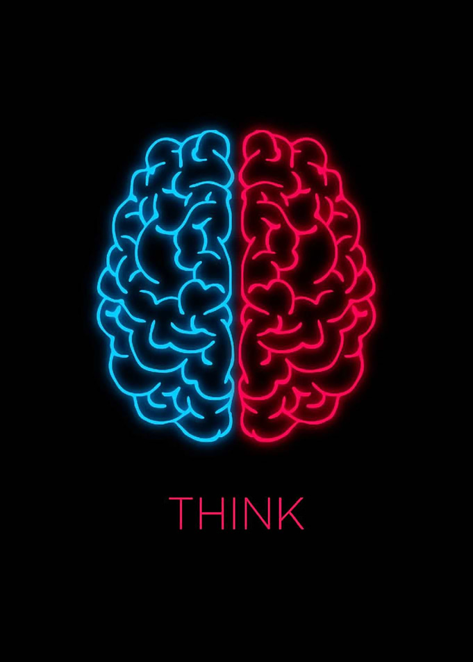Neon Brain Think