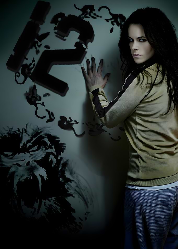 Woman with Monkey Graffiti Art