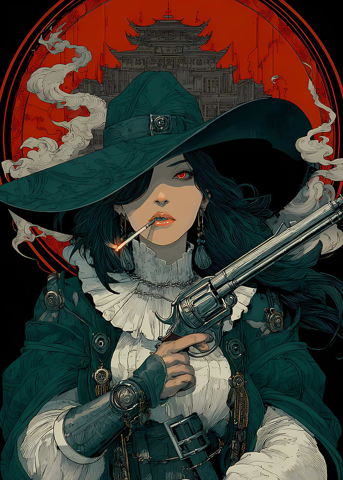Steampunk Gunslinger