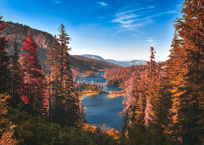 Autumn Lake Landscape