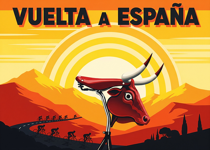 Vuelta a España Cycling Poster
