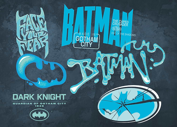 Evolution of Batman Logos