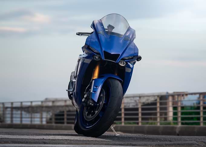 Blue Yamaha Motorcycle R1