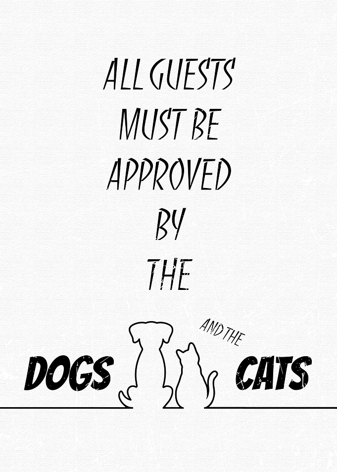 DOGS AND CATS RULE THE HOUSE