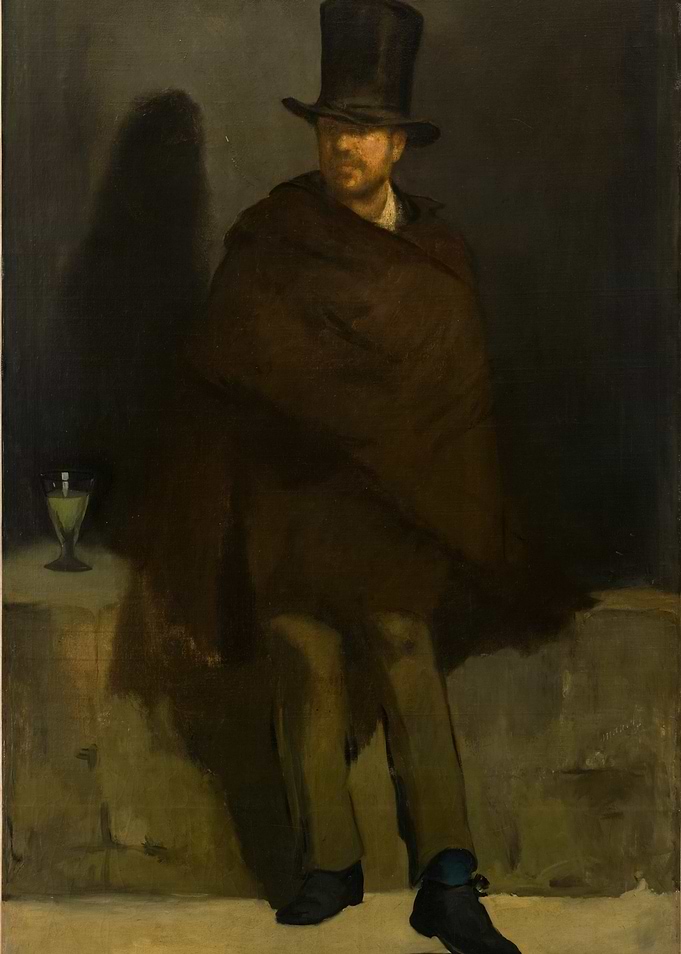 Manet's The Absinthe Drinker Painting