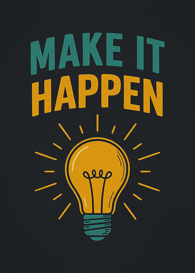 Make It Happen Lightbulb