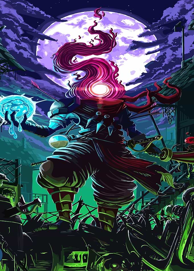 Dead Cells Game Character Illustration